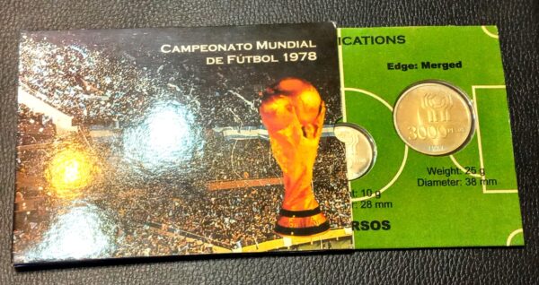 MONEDAS MUNDIAL 78 ARGENTINA NUMISMATICA