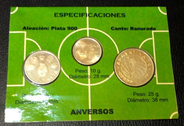 MONEDAS MUNDIAL 78 ARGENTINA NUMISMATICA