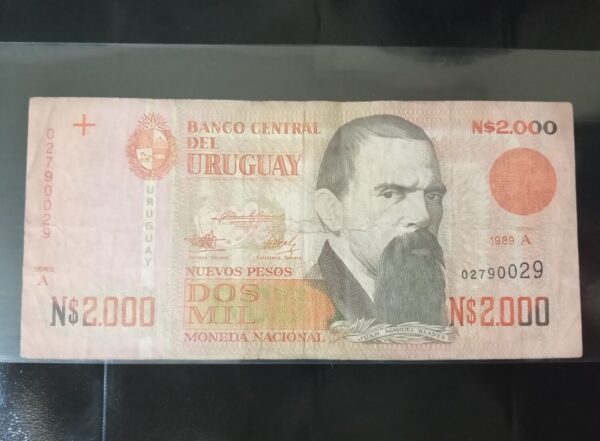 BILLETES URUGUAYOS ANTIGUOS NUMISMATICA URUGUAY