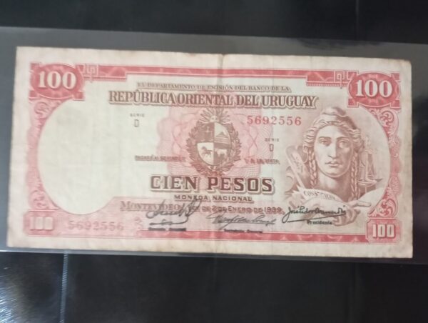BILLETES URUGUAYOS ANTIGUOS NUMISMATICA URUGUAY