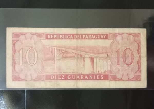 BILLETES PARAGUAYOS ANTIGUOS GUARANIES NUMISMATICA PARAGUAY