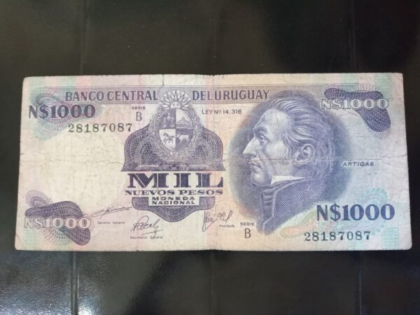 BILLETES ANTIGUOS URUGUAYOS NUMISMATICA URUGUAY