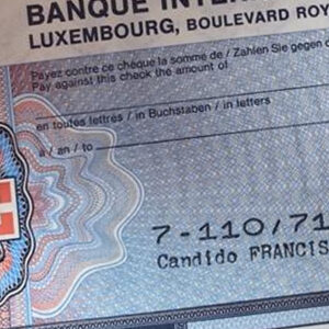 Cheques Luxemburgo